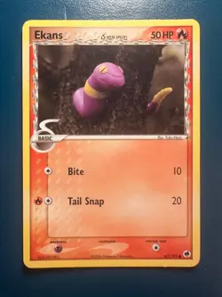 Ekans #47- Dragon Frontiers Pokemon Card - Image 1