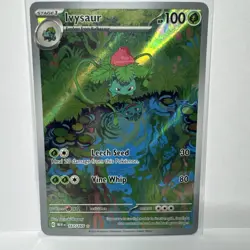 Pokemon TCG Card Ivysaur 167/165 S&V 151 Illustration Rare *English* - NM - Image 1