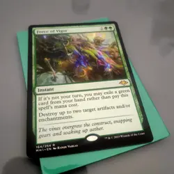 MTG Force Of Vigor Modern Horizons Rare M/NM - Image 1