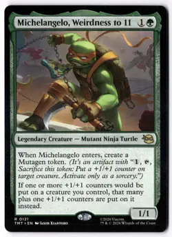 Michelangelo, Weirdness to 11 TMT 0121 Magic: The Gathering R NM - Image 1