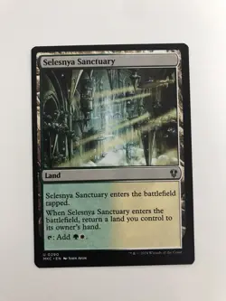 Selesnya Sanctuary MTG Magic the Gathering Card NM Near Mint MKC - Image 1