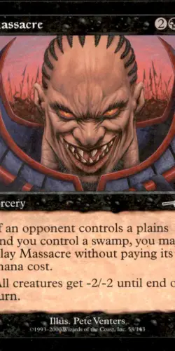 Massacre LP Light Play Nemesis MTG [7929] - Image 1