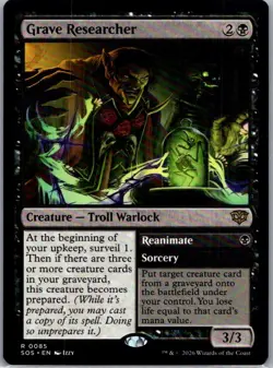 Grave Researcher (R) #85 Secrets of Strixhaven MTG NM - Image 1