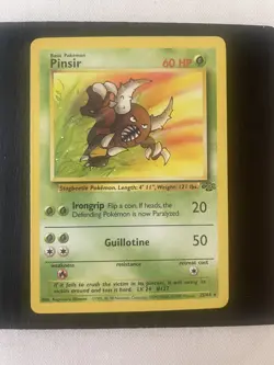 Pokemon TCG Pinsir Jungle Non Holo Rare 25/64 LP/MP - Image 1