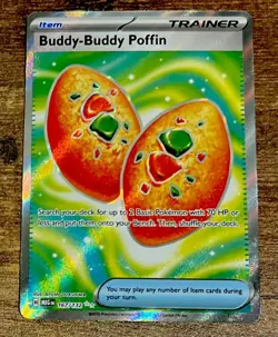 Pokemon 2025 Mega Evolution Buddy-Buddy Poffin 167/132 Ultra Rare NM - Image 1