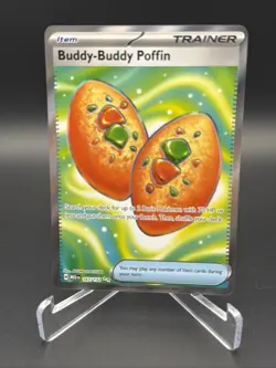 Buddy-Buddy Poffin 167/132 Ultra Rare Mega Evolution Pokemon Near Mint - Image 1
