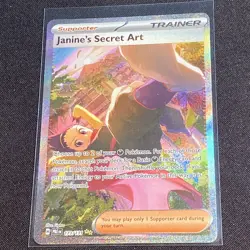Pokemon Janine's Secret Art 173/131 Prismatic Evolutions SIR Pack Fresh NM TCG - Image 1