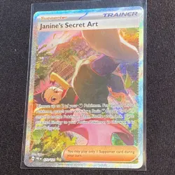Pokemon Janine's Secret Art 173/131 Prismatic Evolutions SIR Pack Fresh NM TCG - Image 2