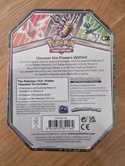 Pokemon TCG Rotom V Hidden Potential Tin New Sealed Lost Origin Fusion Strike - Image 2