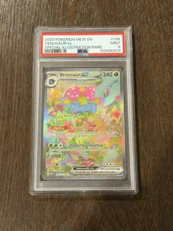 2023 Pokemon Mew En Venusaur ex Special Illustration Rare 198 PSA 9 - Image 1