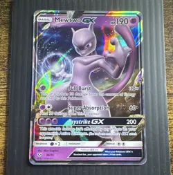 The Pokemon Company Pokemon TCG Mewtwo GX Shining Legends UR Holo 39/73 190 HP - Image 1