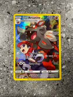 Pokemon TCG Hisuian Arcanine TG08/TG30 Lost Origin Trainer Gallery Art Rare NM-M - Image 1