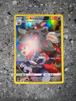 Pokemon TCG Hisuian Arcanine TG08/TG30 Lost Origin Trainer Gallery Art Rare NM-M - Image 3