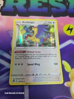 Pokemon TCG Card Archeops Silver Tempest 147/195 Holo Rare Near Mint NM - Image 1