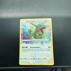 Pokemon TCG Rayquaza Amazing Rare Holo 138/185 Vivid Voltage English 2020 - Image 1