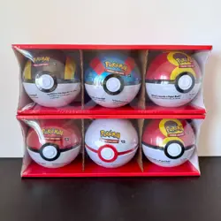 2X COSTCO EXCLUSIVE 3 TIN SET BUNDLE POKEMON TCG POKEBALL (6X POKEBALL TOTAL) - Image 2