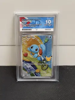 Ace Perfect 10 Squirtle 039 First Partner Illustration Promo Gem Mint Pokemon - Image 1