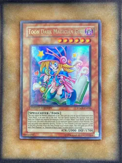 Yugioh Toon Dark Magician Girl JUMP-EN010 Ultra Rare Limited Edition LP - Image 1