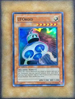 Yugioh UFOroid CRV-EN010 Super Rare 1st Ed MP - Image 1