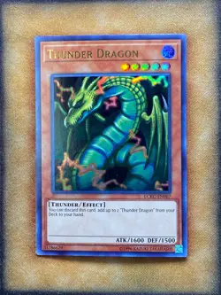 Yugioh Thunder Dragon LCKC-EN067 Ultra Rare LP - Image 1