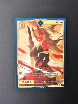 Akumi 9 Non-Holo Card 1st Edition Rising Stars GamerSupps VCard Yoclesh 062/190 - Image 1