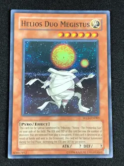 YUGIOH HELIOS DUO MEGISTUS WC6-EN003 SUPER NM - Image 1