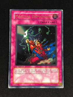 YUGIOH MAGICAL EXPLOSION CRV-EN055 1ST ULTIMATE PLAYED/EDGE WEAR - Image 1