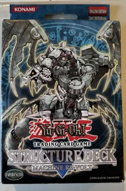 Yugioh 1 MACHINE RE-VOLT FACTORY SEALED 1st Edition Deck W/Display - Image 1