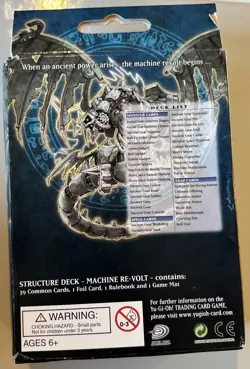 Yugioh 1 MACHINE RE-VOLT FACTORY SEALED 1st Edition Deck W/Display - Image 2