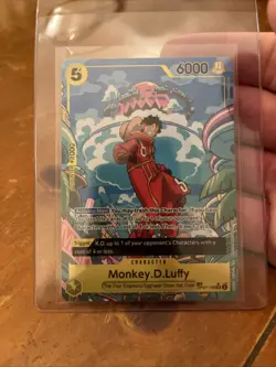One Piece Monkey D Luffy OP07-109 Treasure Rare Two Legends - Image 1