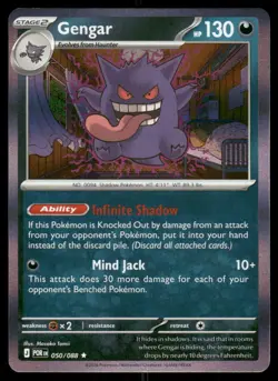 Gengar 050/088 Rare Perfect Order Pokemon Holo Near Mint - Image 1