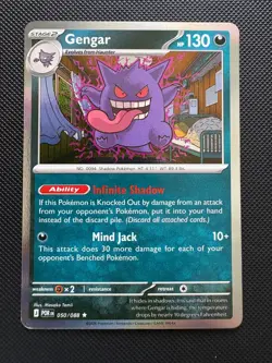 Pokemon TCG Gengar 050/088 Holo Rare Perfect Order Near Mint - Image 1