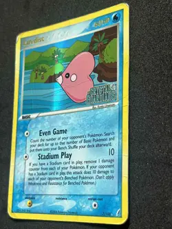 Pokemon Card - Luvdisc 7/100 - Stamped Holo EX Crystal Guardians - ENG - Image 2
