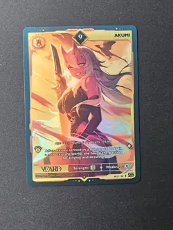 Akumi 9 Holo Card 1st Edition Rising Stars GamerSupps VCard Yoclesh 062/190 - Image 3