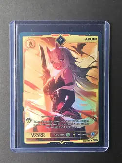 Akumi 9 Holo Card 1st Edition Rising Stars GamerSupps VCard Yoclesh 062/190 - Image 5