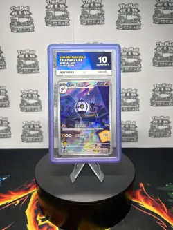 Pokemon TCG Chinese Chandelure 1107/07 - Gem Pack 3 - ACE GM 10 With Guard - Image 1