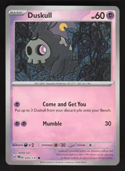 Duskull (Poke Ball Pattern) 035/131 Pokemon Prismatic Evolutions NM - Image 1