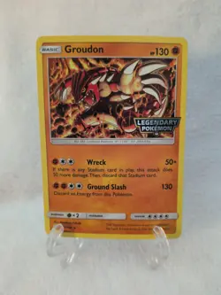 Groudon 81/168 Legendary Pokemon Stamped Gamestop Promo Cosmos Holo - Image 1