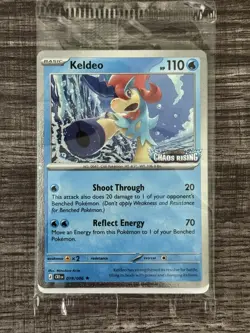 Pokemon TCG Keldeo Chaos Rising 019/086 Stamped PROMO Sealed - Image 1