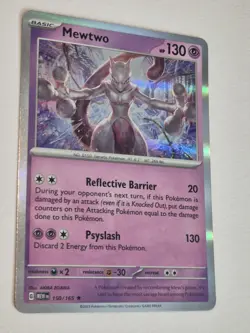 Pokemon TCG Mewtwo Scarlet & Violet-151 150/165 Holo Rare - Image 2