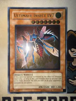 Ultimate Insect LV7 TLM-EN010 Ultimate Rare Unlimited YuGiOh NM+ - Image 2