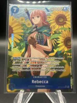 REBECCA - One Piece OP10-058 - AA Alt Art Super Rare SR - Royal Blood - Image 1