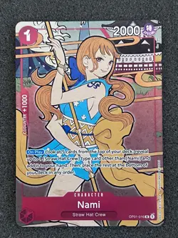 One Piece OP01-016 Nami 1st Anniversary Set - Near Mint - Image 1