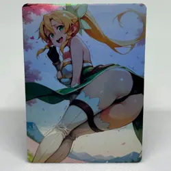 Sword Art Online Leafa Goddess Anime Waifu ACG Foil Card - Image 1