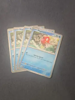 Pokemon Card 2023 Scarlet & Violet 151 Playset Magikarp 129/165 x4 4x - Image 1