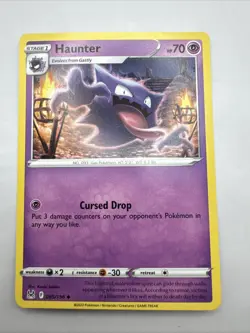 Pokemon Card Haunter Common Lost Origin Series 065/196 - Image 1
