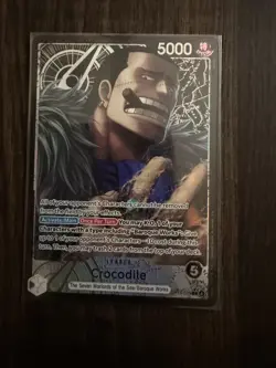 One Piece CCG Crocodile Leader Card OP14-079 Special Rarity 5000 Power English - Image 1