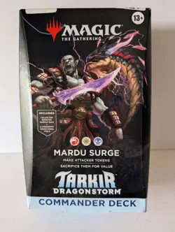 Magic The Gathering Tarkir Dragonstorm Commander Deck - Mardu Surge - New Sealed - Image 1