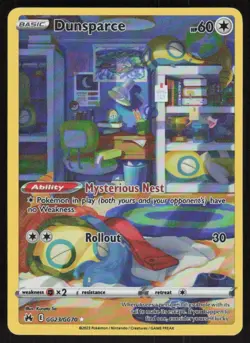 Dunsparce GG23/GG70 Holo Crown Zenith Galarian Gallery Pokemon NM - Image 1