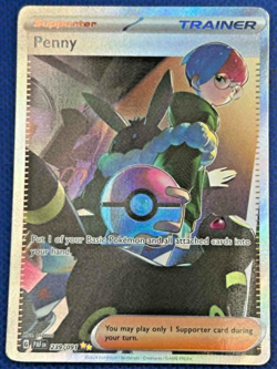 Pokemon Penny 239/091 SV: Paldean Fates Holo Special Illustration Rare NM - Image 1